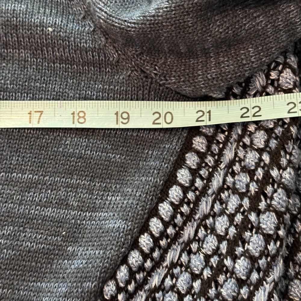 Blue cardigan sweater - Picture 7 of 9